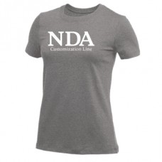 Nike Women's S/S Cotton Tee (D. Grey)